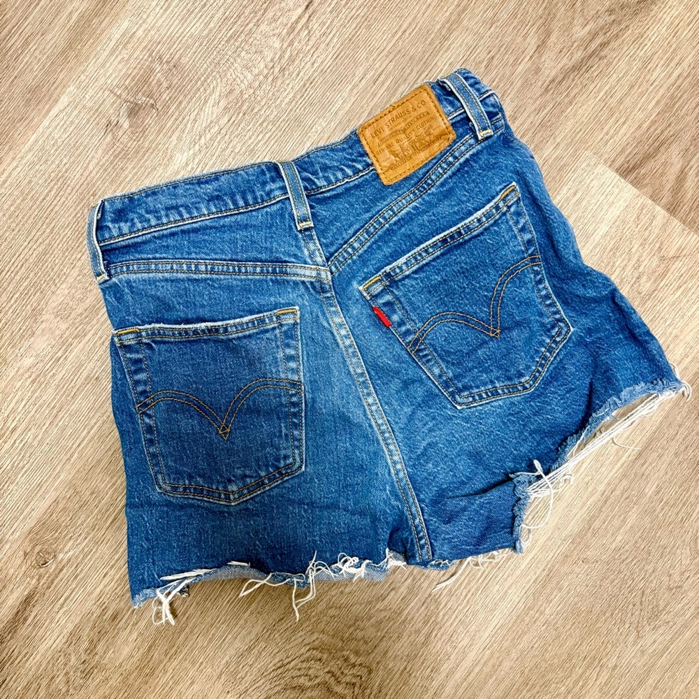 Levis Button Fly Denim Shorts - image 6